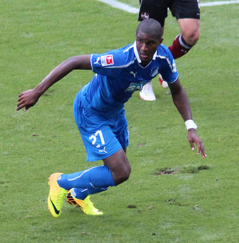 1899-Stürmer Anthony Modeste hat wieder zu alter Torgefährlichkeit zurück gefunden. Beim 6:2 Erfolg gegen Wolfsburg steuerte er zwei Treffer bei. Foto: BWA