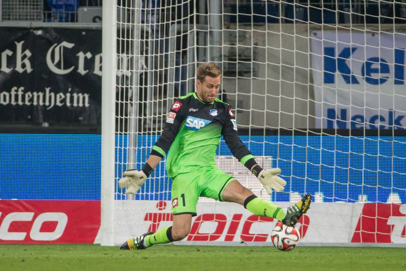 TSG-Keeper Oliver Baumann chancenlos beim 0:1 der Freiburger