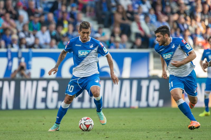 Hoffenheims gefährliche Offensivekräfte: Firmino (li.) und Volland