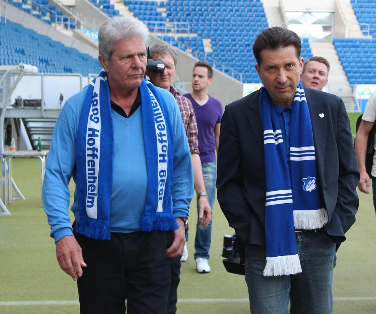 Dietmar Hopp und Peter Hofmann im engen Austausch