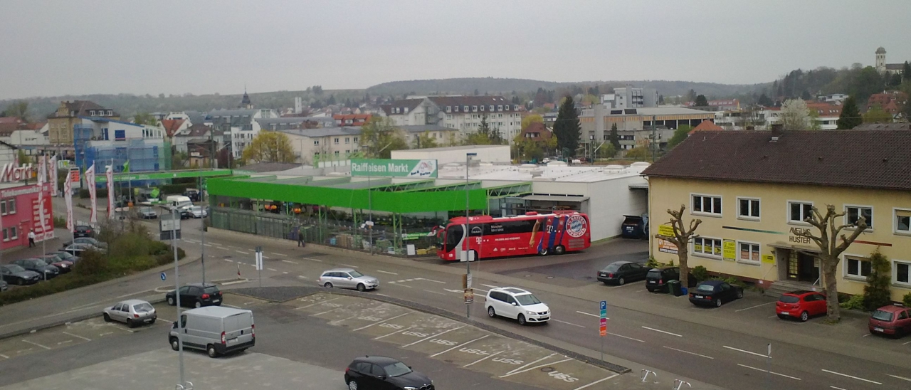 Exklusiv: Der FCB- Bus ist in Sinsheim angekommen