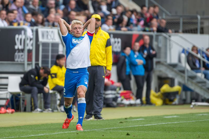 Beck beim Einwurf