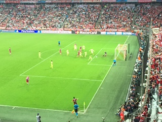 Eine von vielen Torchancen der Bayern
