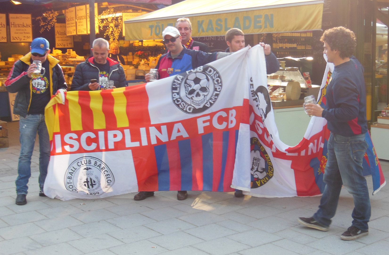 Die Spanier sind bereits in Final-Laune