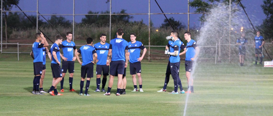 Erste Trainingseinheit in Südafrika für die TSG-Profis
