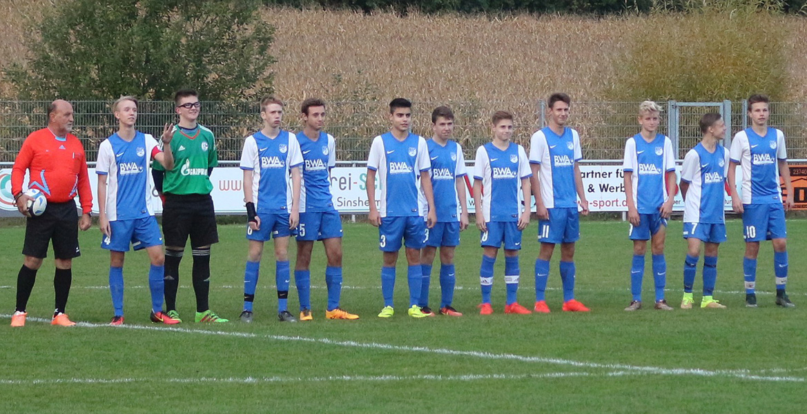 Startformation der SG Rohrbach/Sinsheim