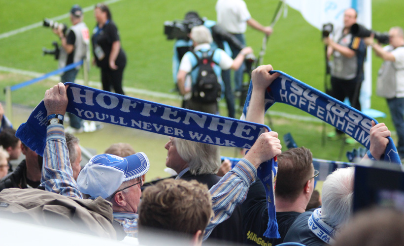 Bei den TSG-Fans ist die Vorfreude auf die internationalen Spiele bereits groß
