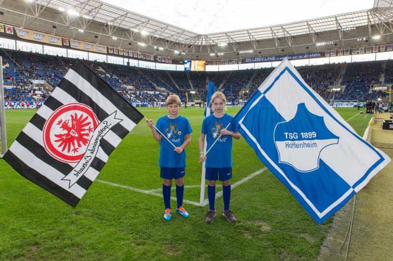 Anstehendes Nachbarschaftsduell zwischen der TSG Hoffenheim und Eintracht Frankfurt