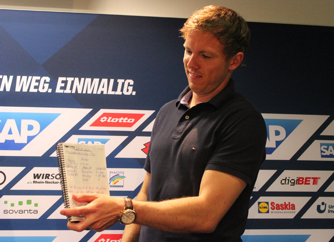 Hoffenheims Trainer Julian Nagelsmann lüftet das Saisongeheimnis