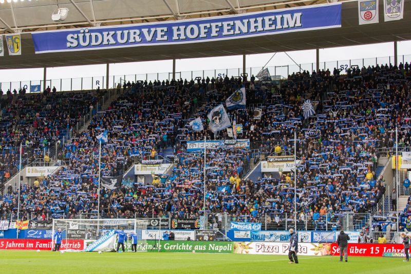 Die Hoffenheimer Fans sind in Vorfreude auf die internationalen Spiele ihrer TSG