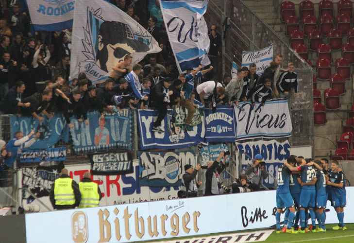 Begeisterung im Hoffe-Block