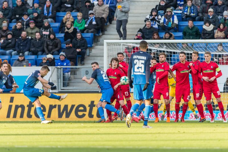 Kramaric bringt die TSG per Freistoß in Führung