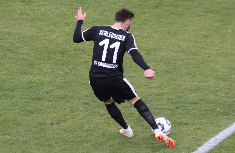 Fabian Schleusener vergab die größte Torchance für den SVS