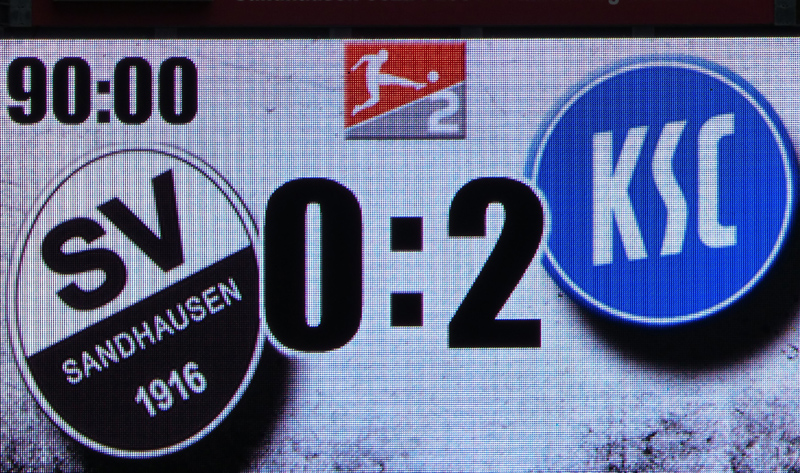 Nach diesem Ergebnis ist der SV Sandhausen im Abstiegskampf angekommen