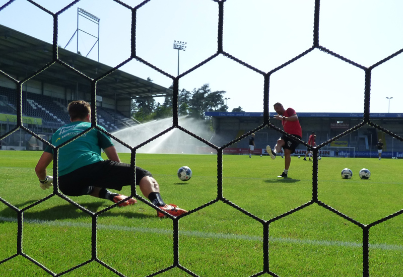 Bei den Trainingseinheiten wird nach wie vor konsequent auf Kontaktverbot und Abstandsregeln geachtet