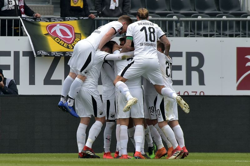Im letzten Saisonheimspiel gegen Dresden wollen die Sandhäuser noch einige Torerfolge feiern