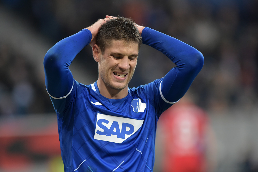 Die Enttäuschung ist Andrej Kramaric ins Gesicht geschrieben. Der Kroate wird im Sturmzentrum dringend vermisst.