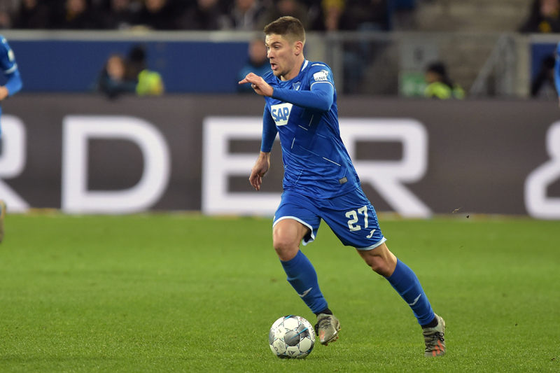 Kramaric traf erneut: Nach seinen beiden Toren gegen Mönchengladbach brachte er die TSG auch in Freiburg in Führung