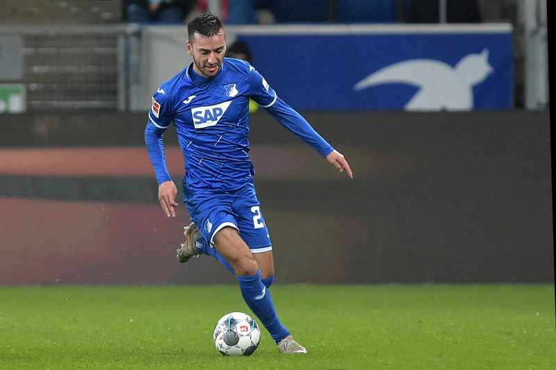 Sargis Adamyan bereitete die TSG-Führung vor und war in der 1. Hälfte ein ständiger Unruheherd für die Bielefelder Defensive