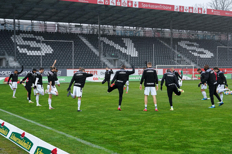 Aufgalopp am Hardtwald: Der SVS bereitet sich auf die restlichen Rückrundenspiel vor