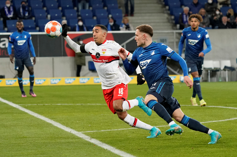 Raum (re.) war erneut ein Aktivposten bei der TSG