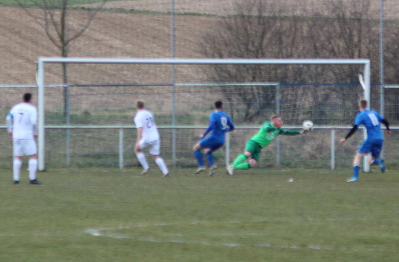 Der 1:1-Ausgleich der Ittlinger durch Schäfer