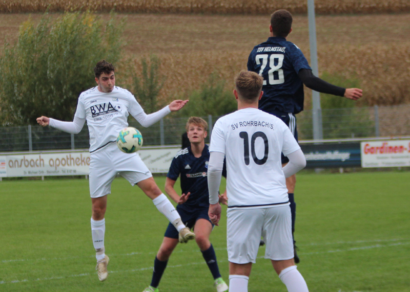 Öhler bei der Ballannahme