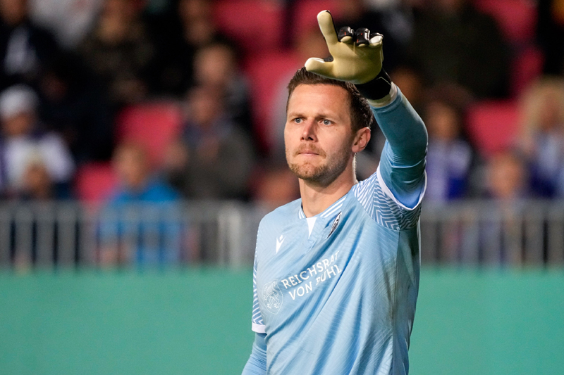Positiver Blick nach vorn: SVS-Keeper Drewes bleit Sandhäuser