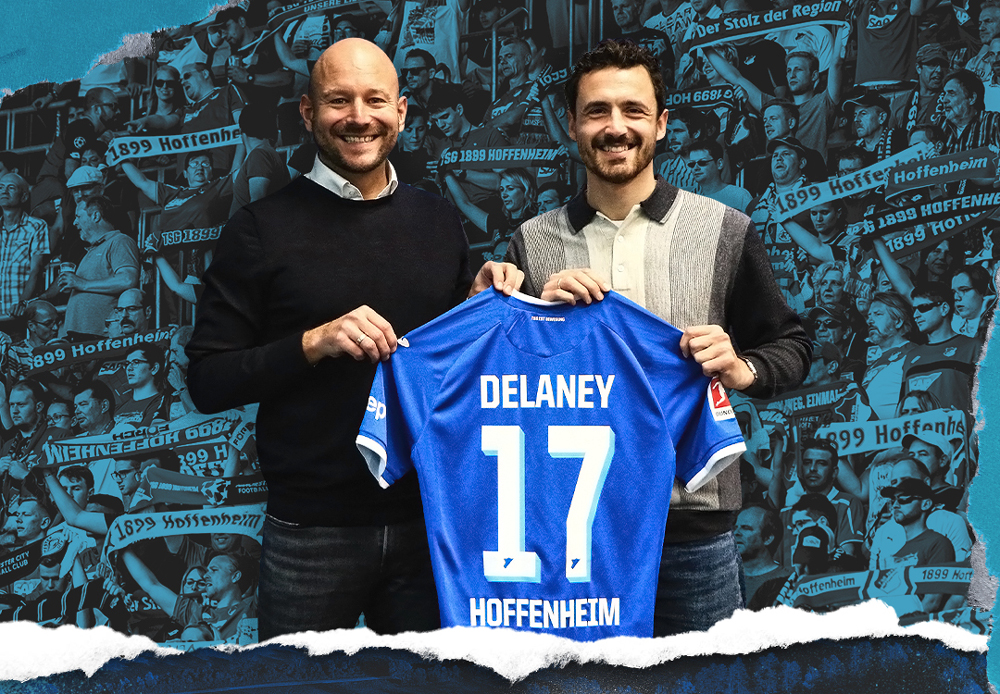 Delaney wechselt auf Leihbasis vom FC Sevilla zur TSG